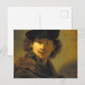 Rembrandt Self Portrait Postkarte (Vorne/Hinten)