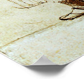 Rembrandt - Shah Jahan mit Blume und Schwert Poster (Ecke)