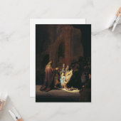 Rembrandt - Simeons Lobesong Karte (Vorderseite/Rückseite Beispiel)