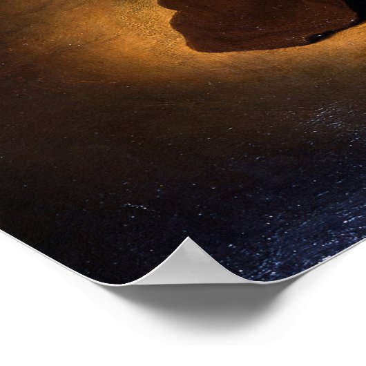 Rembrandt - St. Peter im Gefängnis, Apostel Peter Poster (Ecke)