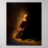 Rembrandt - St. Peter im Gefängnis, Apostel Peter Poster (Vorne)