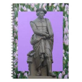 Rembrandt Statue Amsterdam Notebook Notizblock