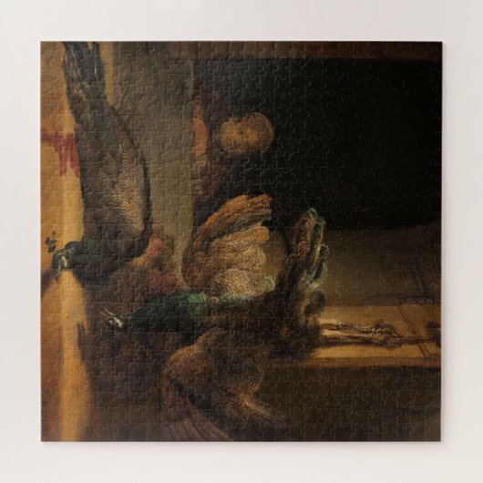 Rembrandt, Still Life with Peacocks - Fine Art Puzzle (Horizontal)