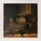 Rembrandt, Still Life with Peacocks - Fine Art Puzzle (Vertikal)