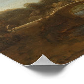 Rembrandt Stone Bridge Poster (Ecke)