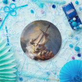 Rembrandt Storm am See von Galiläa Pappteller (Party)