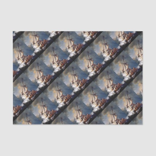 Rembrandt Storm am See von Galiläa Seidenpapier (Vorderseite)