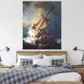 Rembrandt Storm Sea of Galilee Painting Leinwanddruck (Insitu (Schlafzimmer))
