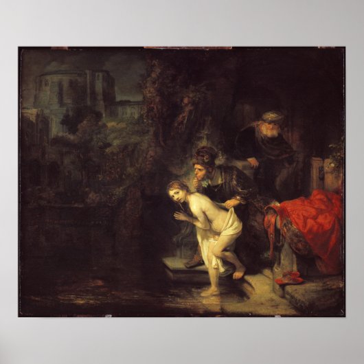 Rembrandt Susanna und die Ältesten Poster (Vorne)