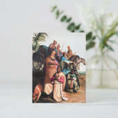 Rembrandt - The Baptism of the Eunuch, Postkarte (Stehend Vorderseite)