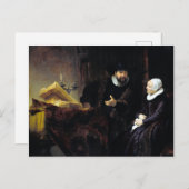 Rembrandt The Mennonite Preacher Anslo und Ehefrau Postkarte (Vorne/Hinten)