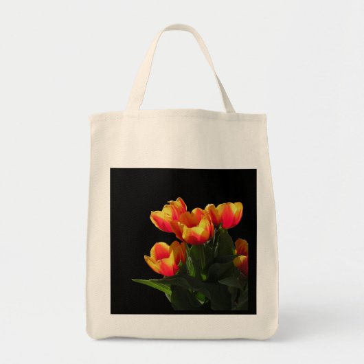 Rembrandt-Tulpe-Bio Taschen-Tasche Tragetasche (Vorne)