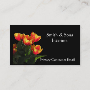 Rembrandt-Tulpe-elegante Visitenkarte