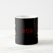 Rembrandt-Tulpe-Monogramm-Tasse Kaffeetasse (Mittel)