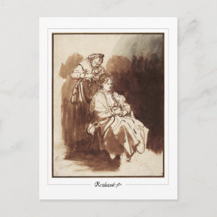 Rembrandt van Rijn #157 - Fine Art Postkarte