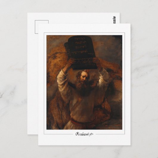 Rembrandt van Rijn #25 - Fine Art Postkarte (Vorne/Hinten)