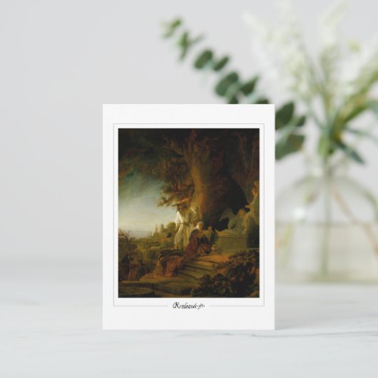 Rembrandt van Rijn #32 - Fine Art Postkarte (Stehend Vorderseite)