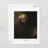 Rembrandt van Rijn #373 - Fine Art Postkarte (Vorne/Hinten)
