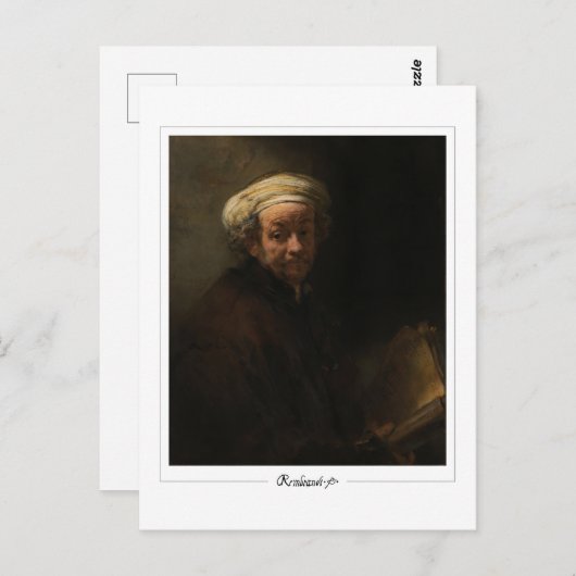 Rembrandt van Rijn #373 - Fine Art Postkarte (Vorne/Hinten)