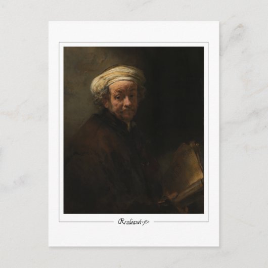Rembrandt van Rijn #373 - Fine Art Postkarte (Vorderseite)