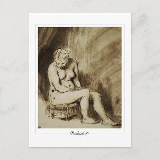 Rembrandt van Rijn #443 - Fine Art Postkarte