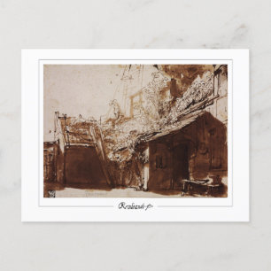 Rembrandt van Rijn #464 - Fine Art Postkarte