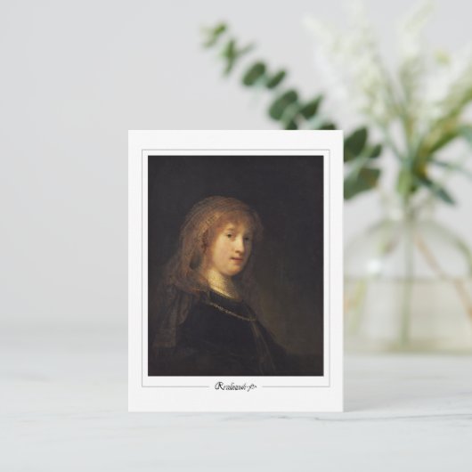 Rembrandt van Rijn #4 - Fine Art Postkarte (Stehend Vorderseite)