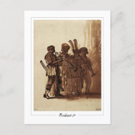 Rembrandt van Rijn #533 - Fine Art Postkarte
