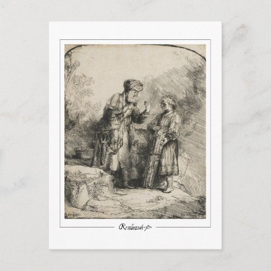 Rembrandt van Rijn #556 - Fine Art Postkarte (Vorderseite)