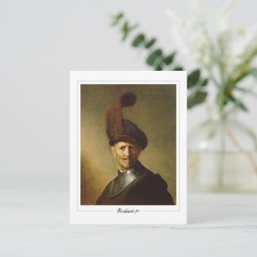 Rembrandt van Rijn #5 - Fine Art Postkarte (Stehend Vorderseite)