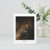 Rembrandt van Rijn #609 - Fine Art Postkarte (Stehend Vorderseite)