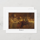 Rembrandt van Rijn #615 - Fine Art Postkarte (Vorne/Hinten)