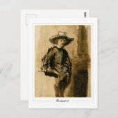 Rembrandt van Rijn #638 - Fine Art Postkarte (Vorne/Hinten)