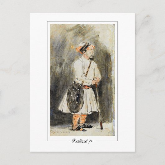 Rembrandt van Rijn #670 - Fine Art Postkarte (Vorderseite)