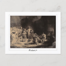 Rembrandt van Rijn #676 - Fine Art Postkarte