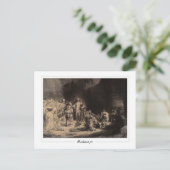 Rembrandt van Rijn #676 - Fine Art Postkarte (Stehend Vorderseite)