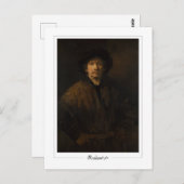 Rembrandt van Rijn #680 - Fine Art Postkarte (Vorne/Hinten)