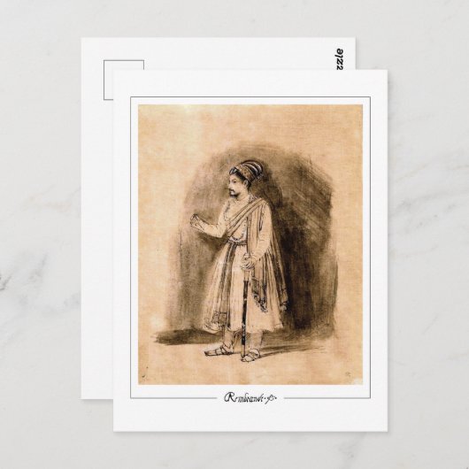Rembrandt van Rijn #681 - Fine Art Postkarte (Vorne/Hinten)