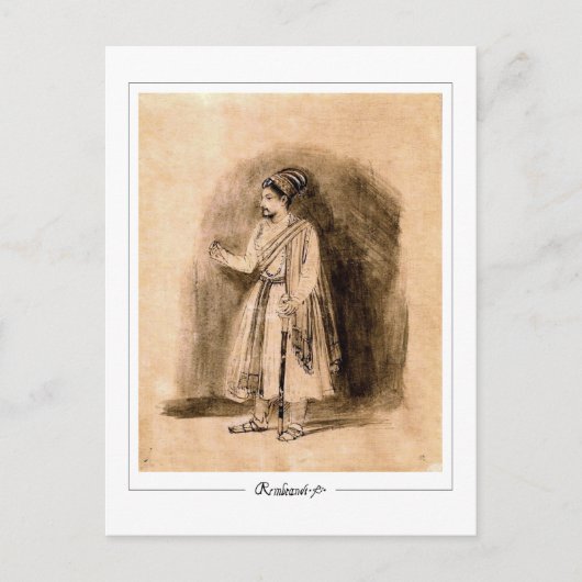 Rembrandt van Rijn #681 - Fine Art Postkarte (Vorderseite)