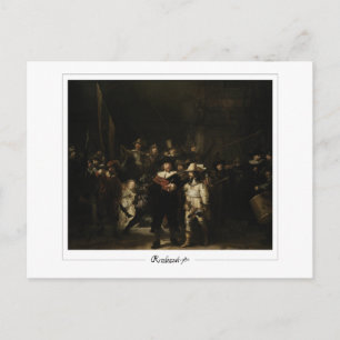 Rembrandt van Rijn #701 - Feine Kunst Postkarte
