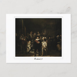 Rembrandt van Rijn #701 - Fine Art Postkarte
