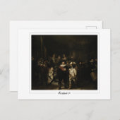 Rembrandt van Rijn #701 - Fine Art Postkarte (Vorne/Hinten)