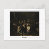 Rembrandt van Rijn #701 - Fine Art Postkarte (Vorderseite)