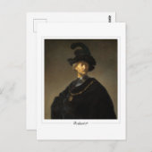 Rembrandt van Rijn #713 - Fine Art Postkarte (Vorne/Hinten)