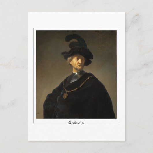 Rembrandt van Rijn #713 - Fine Art Postkarte (Vorderseite)