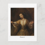 Rembrandt van Rijn #717 - Fine Art Postkarte (Vorderseite)