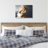 Rembrandt Van Rijn Christ im Sturm Sea Galilee Leinwanddruck (Insitu (Schlafzimmer))