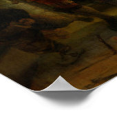 REMBRANDT VAN RIJN - The Nightwatch 1642 Poster (Ecke)