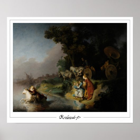 Rembrandt van Rijn Zedign Art Poster #11 (Vorne)