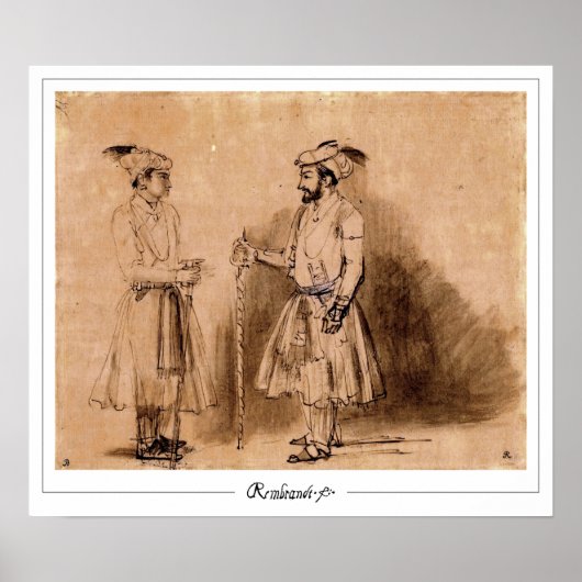 Rembrandt van Rijn Zedign Art Poster #114 (Vorne)